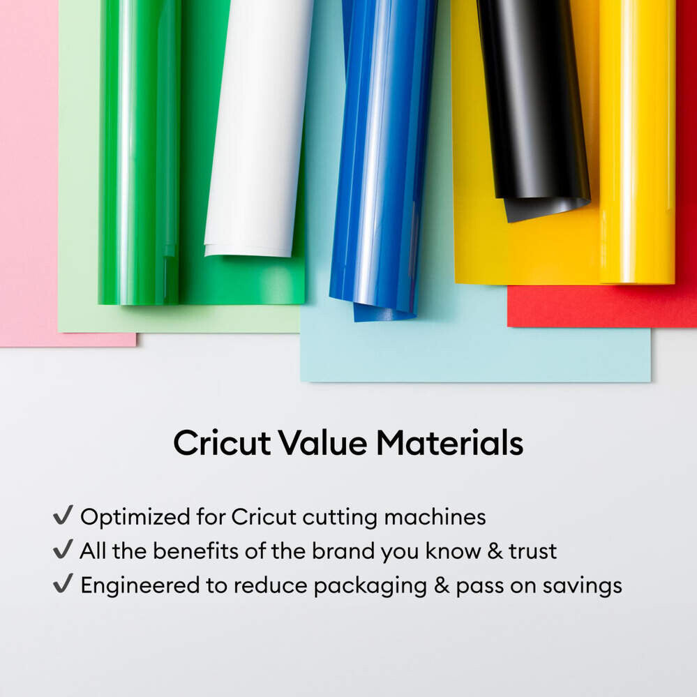 Cricut Value Iron-On Removable Blue Matte - image 6