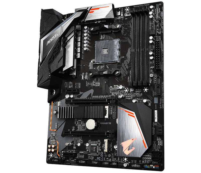 GIGABYTE B450 AORUS Elite V2 Motherboard - Supports AMD Series 5000 CPUs, up to 3600MHz DDR4 (OC), 2xPCIe 3.0 x4 M.2, WIFI, GbE LAN, USB 3.1 Gen 1