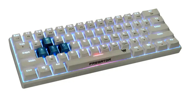Acer Predator Aethon 330 keyboard Gaming USB + Bluetooth QWERTY English White