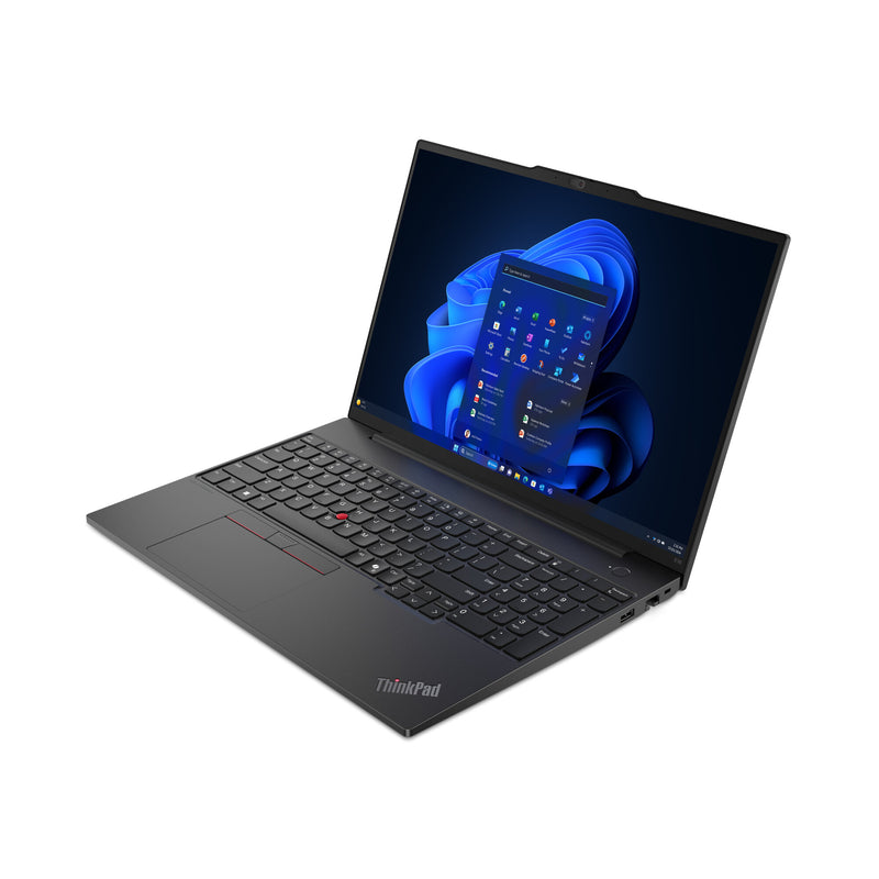 Lenovo ThinkPad E16 Gen 2 (Intel) Intel Core Ultra 5 125U Laptop 40.6 cm (16") WUXGA 16 GB DDR5-SDRAM 256 GB SSD Wi-Fi 6E (802.11ax) Windows 11 Pro English Black