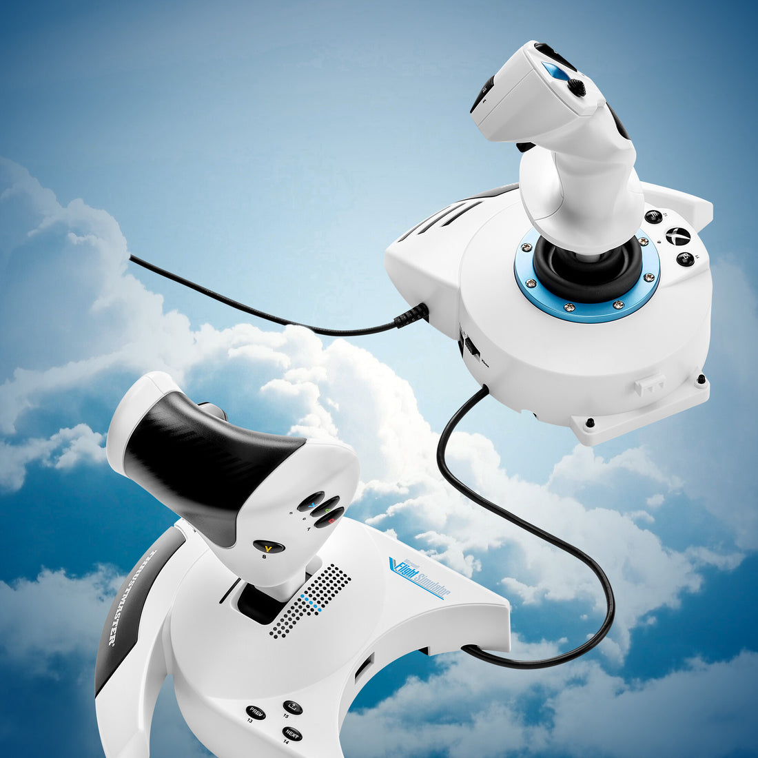 Thrustmaster T.Flight Hotas One Microsoft Flight Simulator Edition Black, White USB Joystick + engine control - image 9