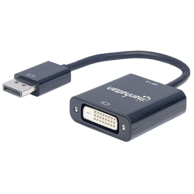 Manhattan DisplayPort 1.2a to DVI-D 24+1 Adapter Cable, 1080p@60Hz, 23 ...