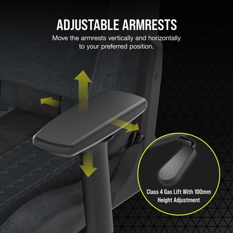 Corsair CF-9010052-UK video game chair PC gaming chair Mesh seat Black