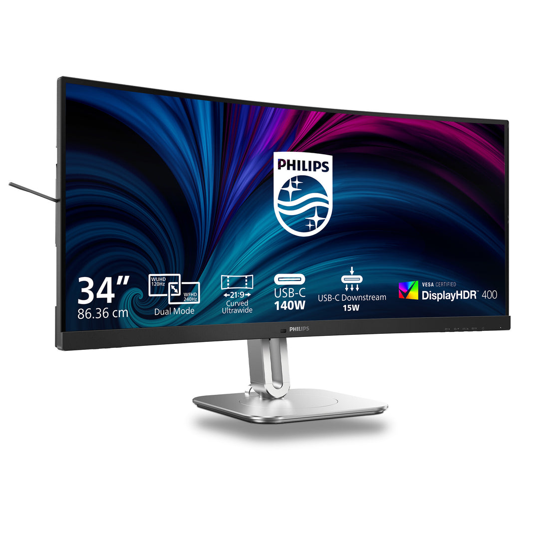 Philips 5000 series 34B2U5900C/00 computer monitor 34" 5120 x 2160 pixels WUHD LCD Grey - image 11