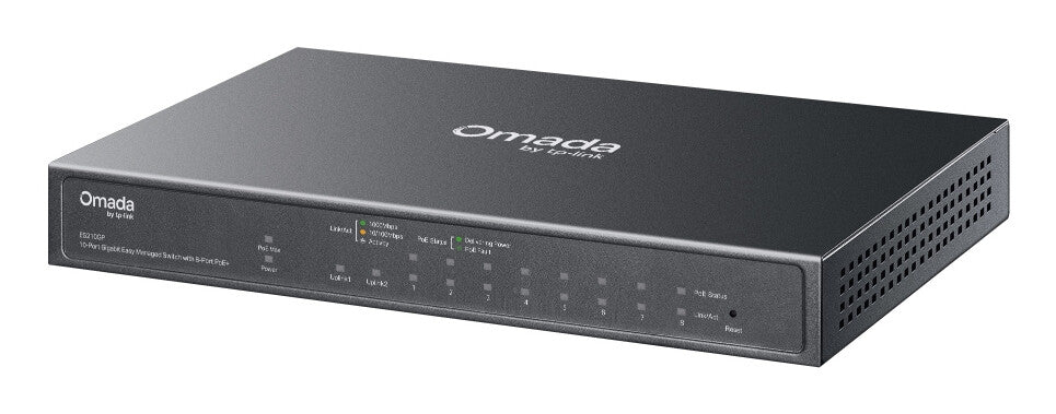 TP-Link Omada ES210GP network switch Managed L2 Gigabit Ethernet (10/100/1000) Power over Ethernet (PoE) DIN - image 3