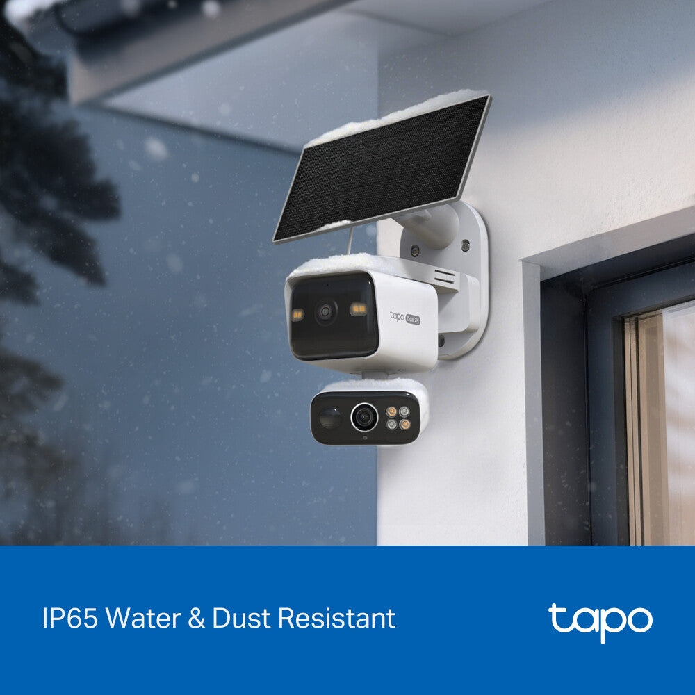 TP-Link Tapo Solar-Pow Dual-Lens Pan/Tilt Sec Cam Kit smart home security kit - image 10