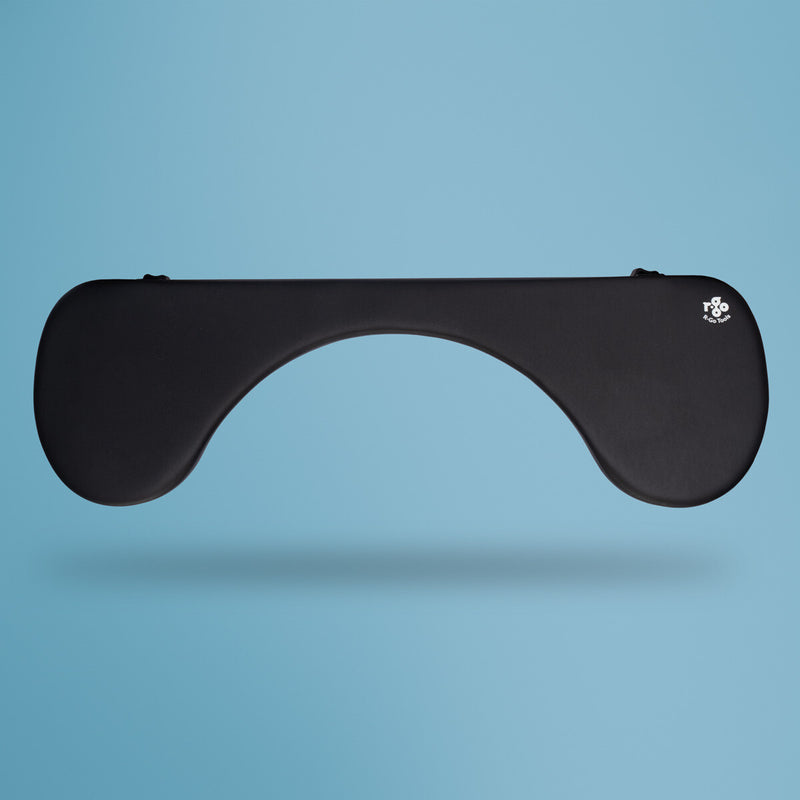 R-Go Tools Armrest R-Go, ergonomic, symmetrical, with abdominal cutout, soft foam, black