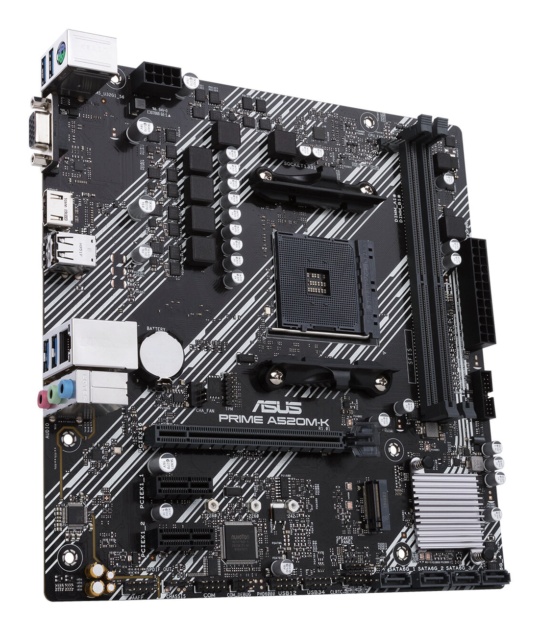 ASUS PRIME A520M-K AMD A520 Socket AM4 micro ATX - image 4