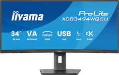 iiyama ProLite XCB3494WQSU-B1 computer monitor 86.4 cm (34