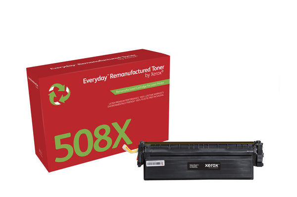 Everyday™ Black Remanufactured Toner by Xerox compatible with HP 508X (CF360X), High capacity