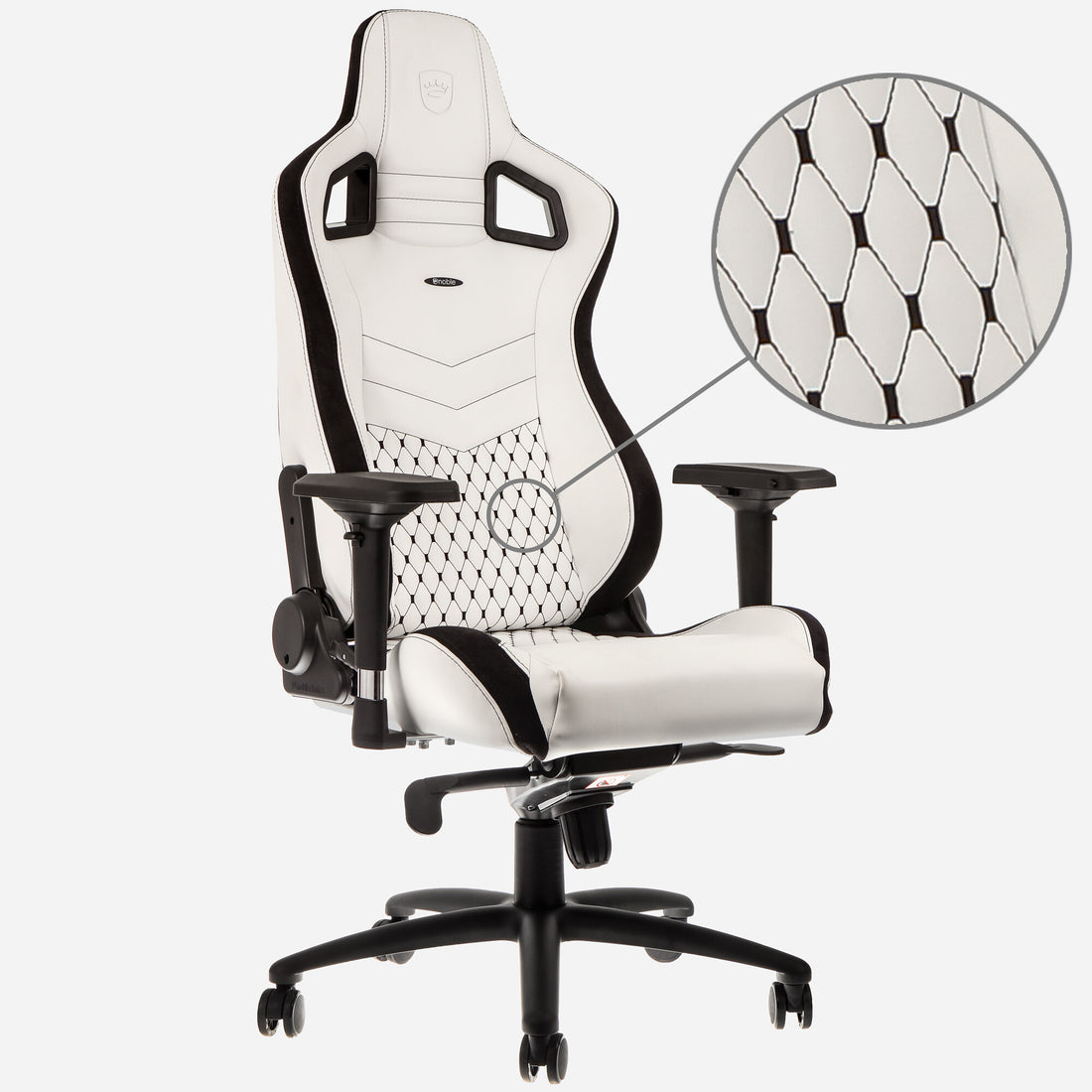 noblechairs EPIC Gaming Chair - White/Black - image 10