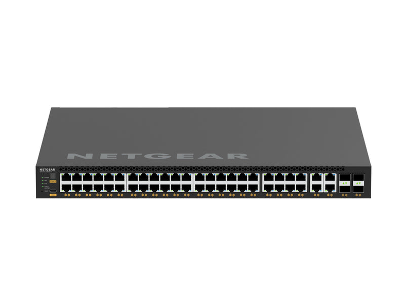 NETGEAR M4350-44M4X4V Managed L3 2.5G Ethernet (100/1000/2500) Power over Ethernet (PoE) 1U Black