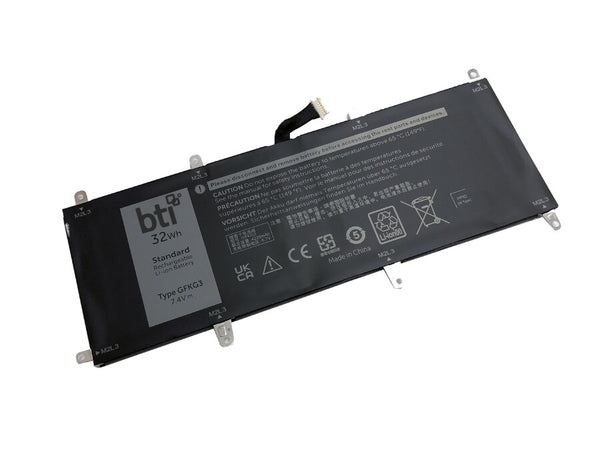 BTI VN25R compatible 32Wh 2-cell battery for DELL VENUE 10 PRO 5056 TABLET