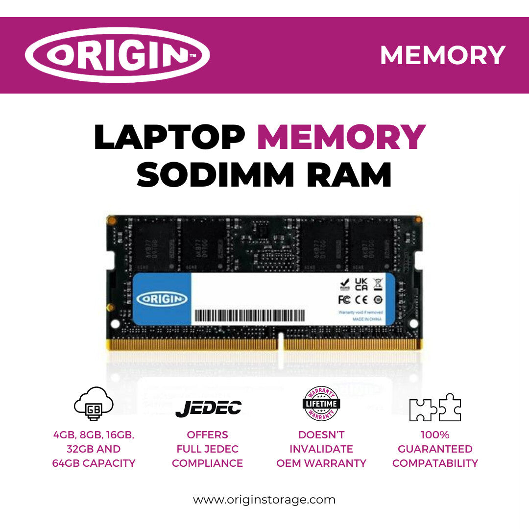 Origin Storage 4GB DDR4 2666MHz SODIMM 2Rx8 Non-ECC 1.2V - image 2
