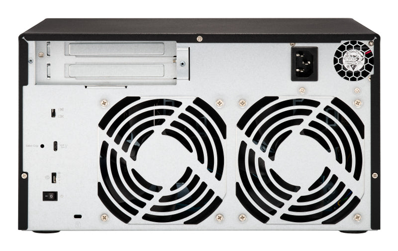 QNAP TL-D800C HDD/SSD enclosure Black 2.5/3.5"