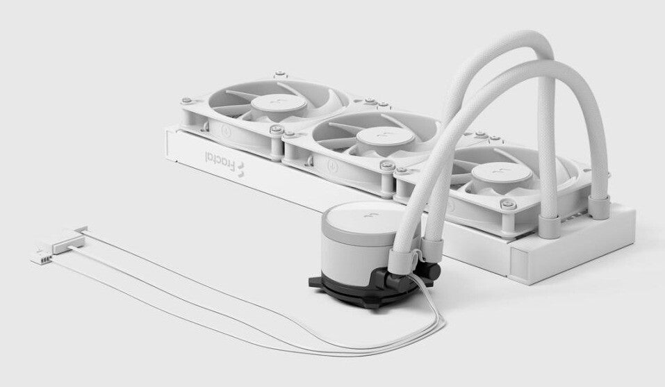 Fractal Design Radius 360 RGB White Processor All-in-one liquid cooler 12 cm - image 4