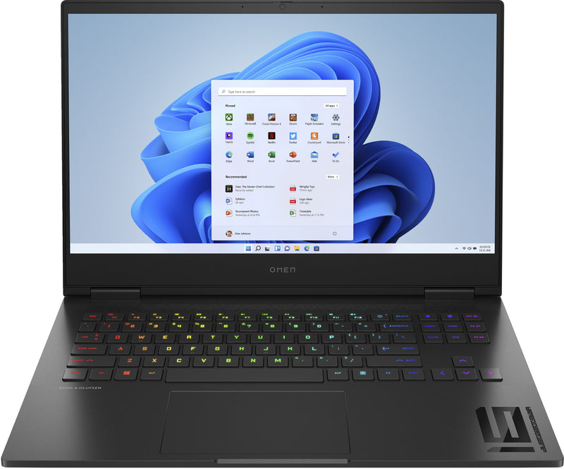 HP OMEN 16-wf0008na Intel® Core™ i7 i7-13700HX Laptop 40.9 cm (16.1") Quad HD 32 GB DDR5-SDRAM 1 TB SSD NVIDIA GeForce RTX 4080 Wi-Fi 6E (802.11ax) Windows 11 Home Black
