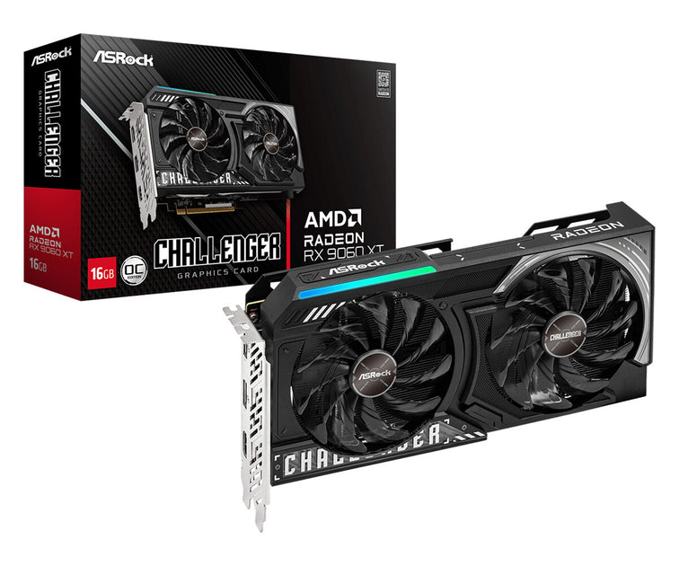 Asrock AMD Radeon RX 9060 XT Challenger 16GB OC GDDR6 | Back to the Office