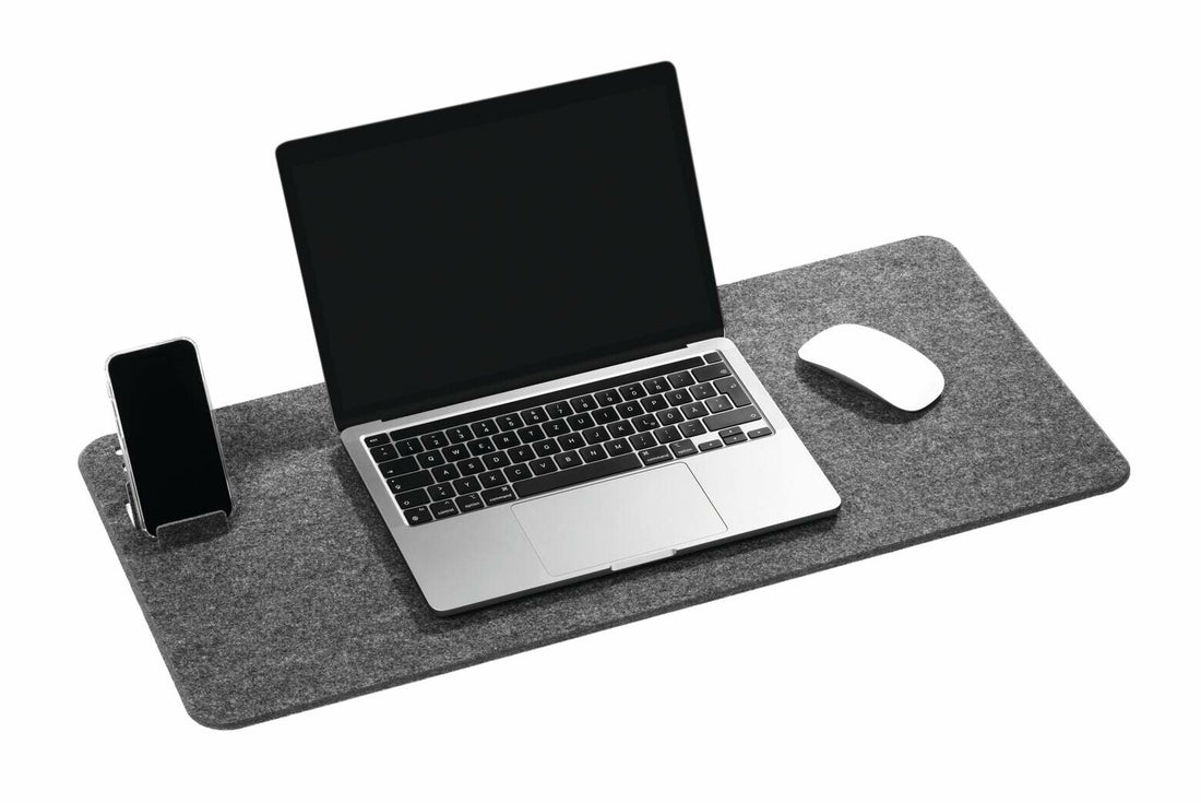 Durable 708158 desk pad PET felt Charcoal - image 6