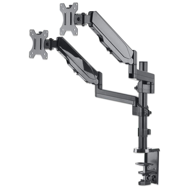 Manhattan Dual Desk Mount for TV & Monitors (Full Motion Gas Spring ...