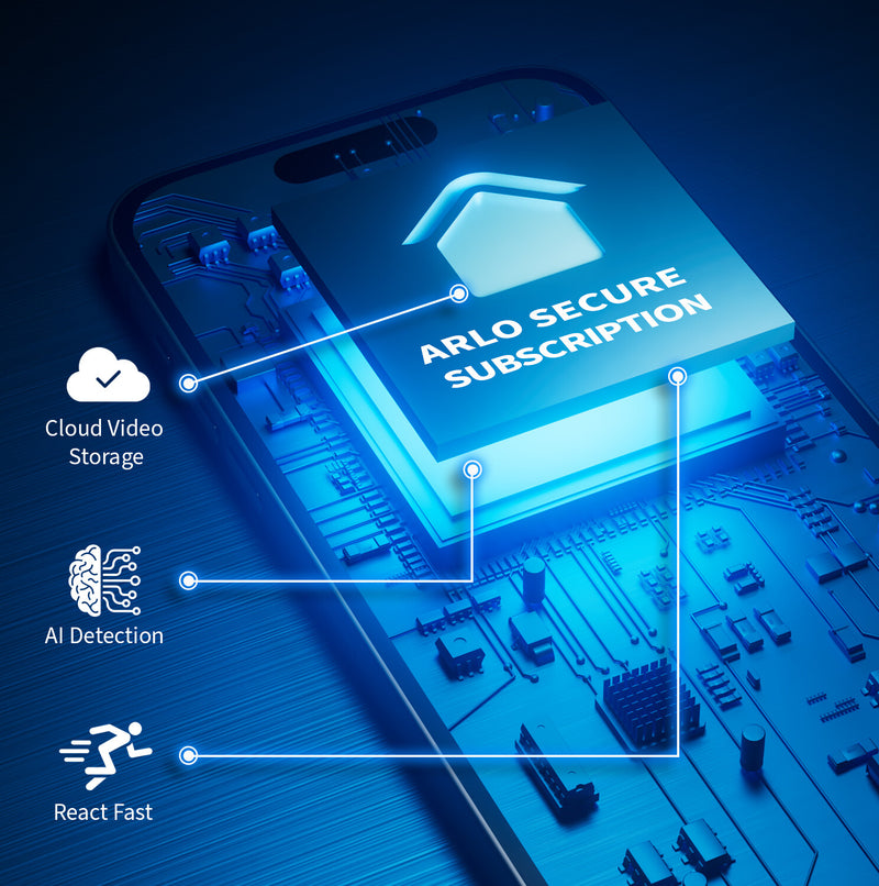 Arlo Essential 2K Indoor Security Camera, 2-pack