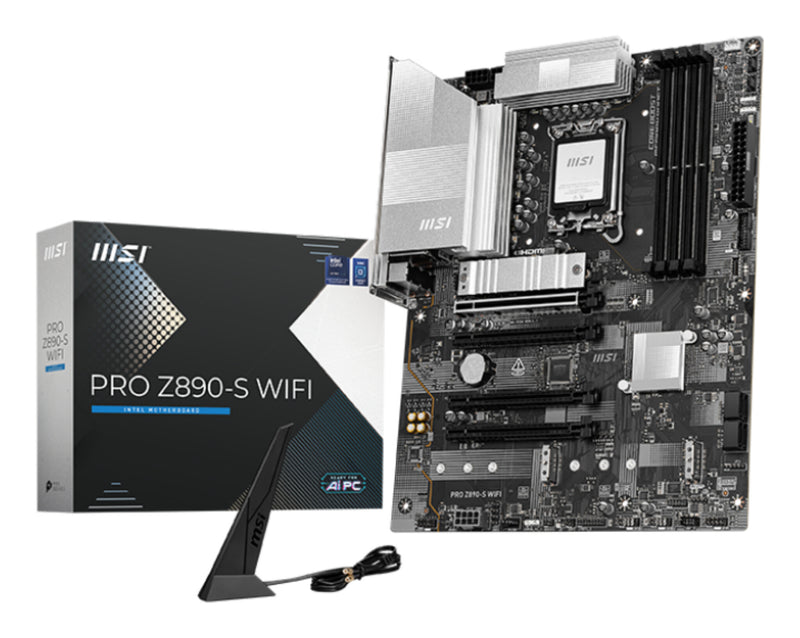 MSI PRO Z890-S WIFI motherboard Intel Z890 LGA 1851 (Socket V1) ATX