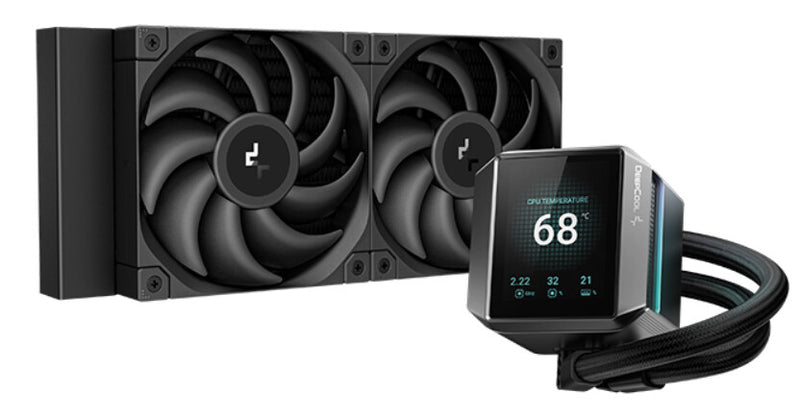 DeepCool MYSTIQUE 240 All-in-One Liquid Cooler, Black