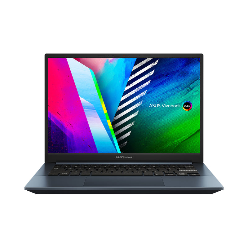 ASUS Vivobook Pro 14 OLED M3401QA-KM038W laptop AMD Ryzen™ 7 5800H 35.6 cm (14") WQXGA+ 16 GB DDR4-SDRAM 512 GB SSD Wi-Fi 6 (802.11ax) Windows 11 Home Blue