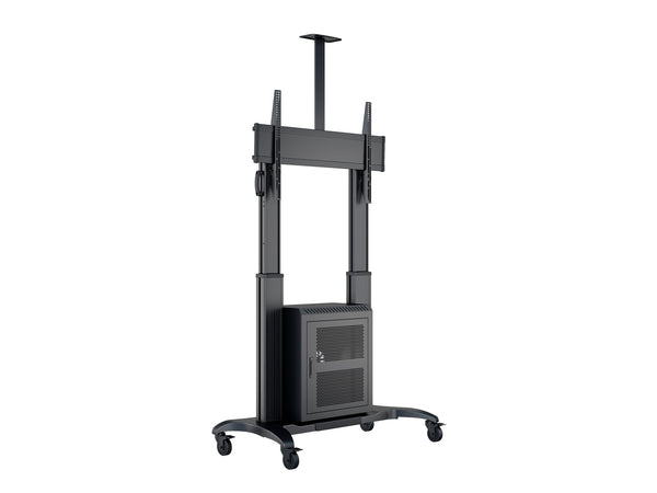 Multibrackets M Public Floorstand Dual Pillar 180 HD w AV Cabinet