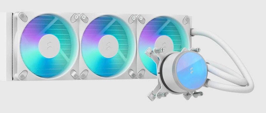 Fractal Design Radius 360 RGB White Processor All-in-one liquid cooler 12 cm