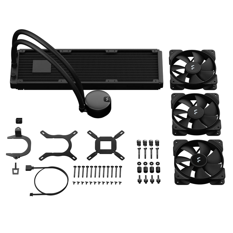 Fractal Design Lumen S36 v2 Processor All-in-one liquid cooler 12 cm Black 1 pc(s)