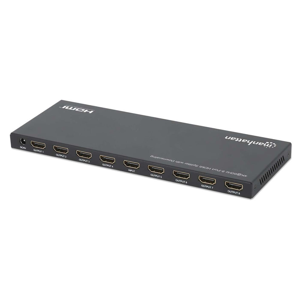 Manhattan 4K@60Hz 8-Port HDMI Splitter with Downscaling, Splits One HDMI Input to Eight HDMI Outputs (1x8) - image 6
