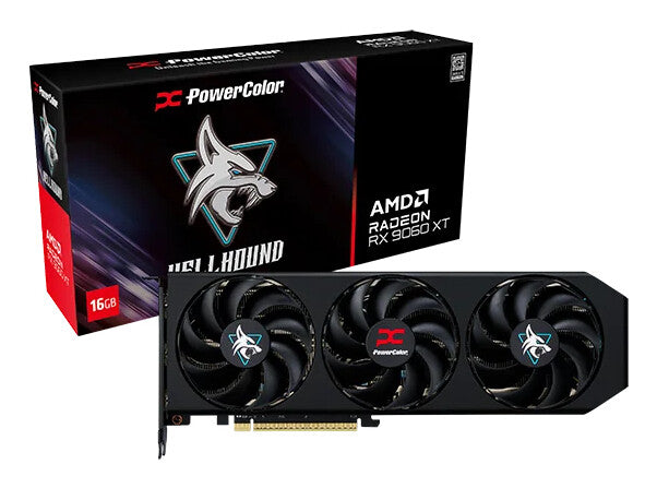 PowerColor Hellhound AMD Radeon RX 9060 XT 16GB GDDR6
