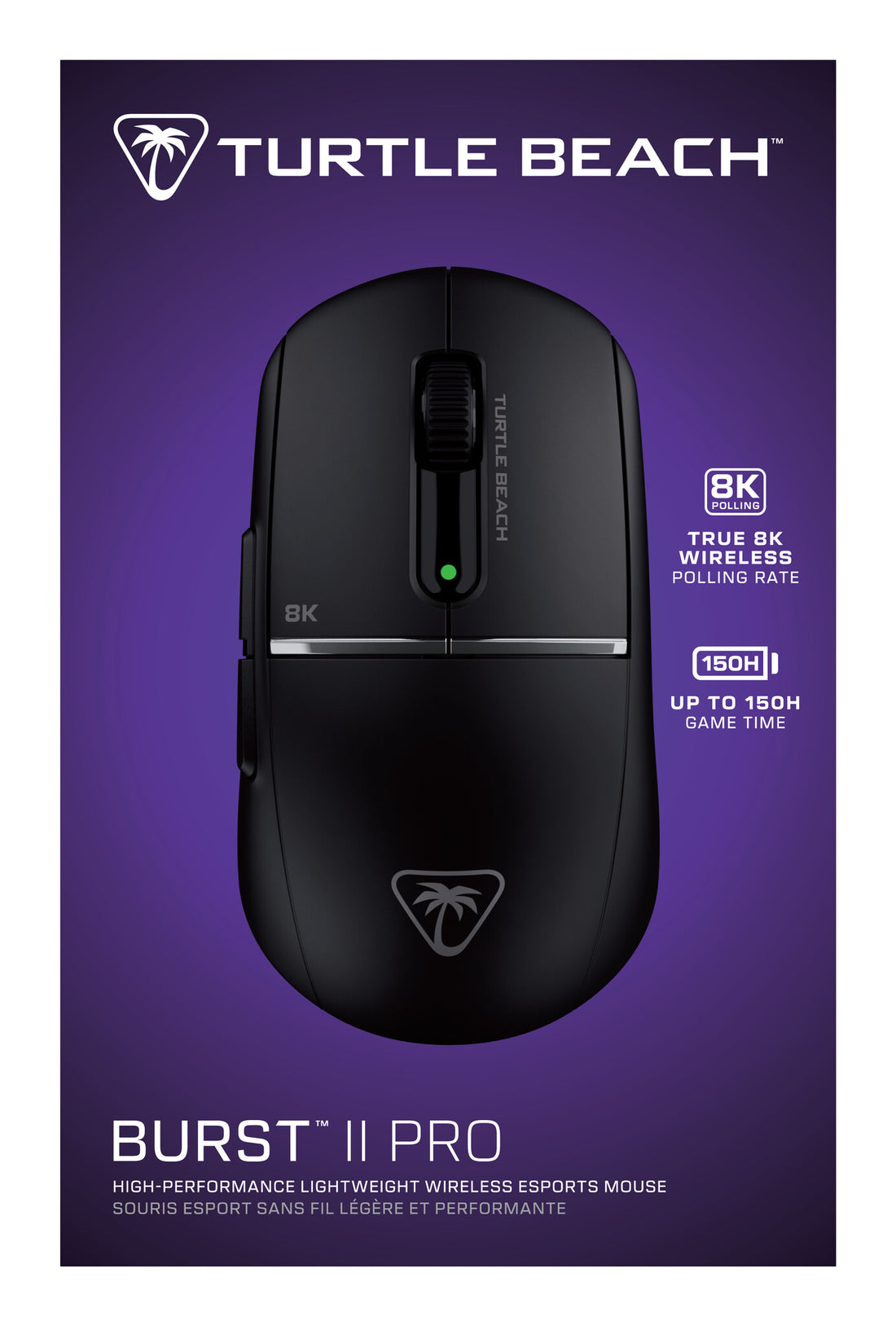 Turtle Beach Burst II Pro Black Wireless Esports Gaming Mouse - 8K polling, 57g Ultra Lightweight, 150-hour - image 12