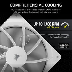 Corsair RS140 Computer case Fan 14 cm White 1 pc(s)