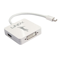 Lindy Mini DisplayPort 1.2 to DisplayPort 1.2, HDMI 1.4 and DVI Converter