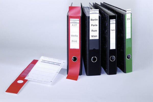 Durable 809000 non-adhesive label
