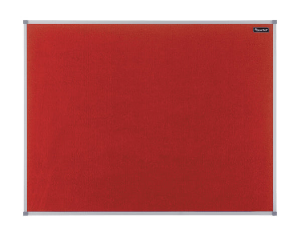 Nobo Basic insert notice board Red Aluminium