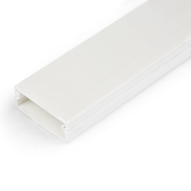 StarTech.com Solid Cable Management Raceway with Adhesive Tape & Cover ...