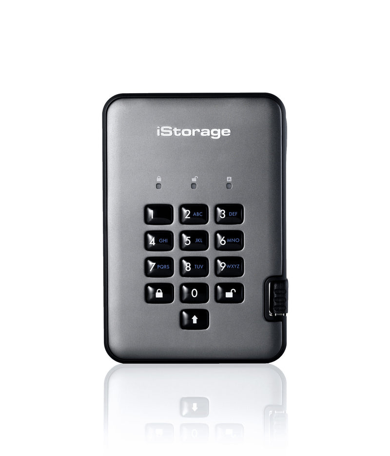 iStorage diskAshur PRO² SSD 16TB | Secure Portable Solid State Drive |FIPS 140-2 Level 2, NCSC CPA, NLNCSA BSPA & NATO Restricted | AES-XTS 256-bit Hardware Encryption | PIN protected | OS & Platform Independent |GDPR, TAA Compliant|Brute force hack defen