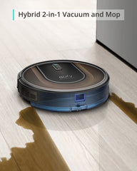 Eufy by Anker, RoboVac G30 Hybrid, Robot Vacuum with Smart Dynamic Navigation 2.0, 2-in-1 sweep and mop, 2000Pa Suction, Wi-Fi, Boundary Strips