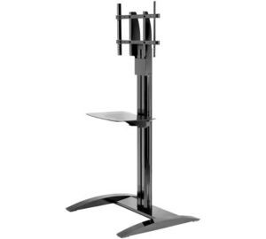 Peerless ACC-GS1 multimedia cart accessory Black Tempered glass Shelf