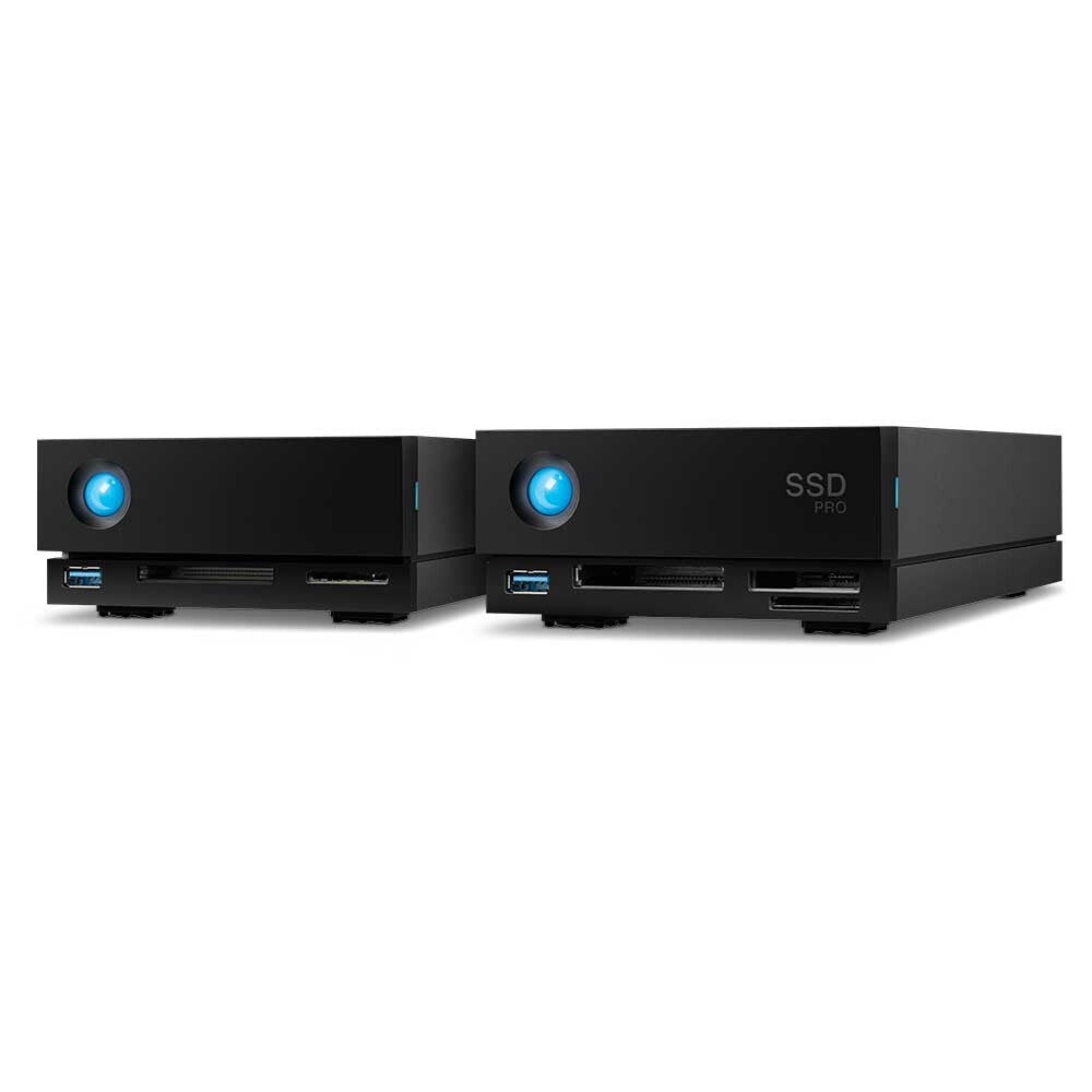 LaCie 1big Dock external hard drive 8 TB 7200 RPM 3.5" USB Type-A 3.2 Gen 1 (3.1 Gen 1) Black