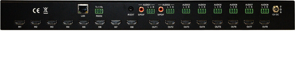 SY Electronics SY-MSUHD-88 matrix switcher Scaling matrix switcher Built-in display