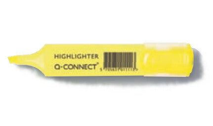 Q-CONNECT KF01111 felt pen Fine/Medium Yellow 10 pc(s)