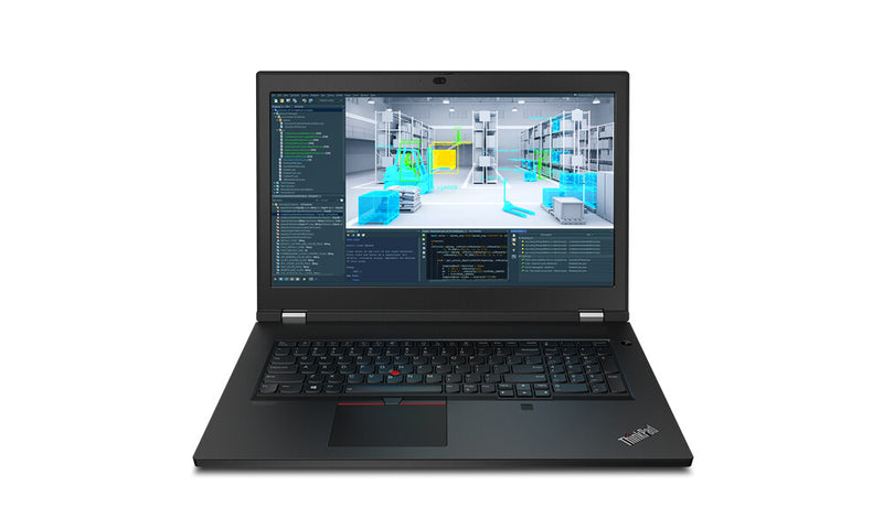 Lenovo ThinkPad P17 Gen 1 Intel® Xeon® W-10855M Mobile workstation 43.9 cm (17.3") 4K Ultra HD 32 GB DDR4-SDRAM 2 TB SSD NVIDIA Quadro RTX 5000 Max-Q Wi-Fi 6 (802.11ax) Windows 10 Pro for Workstations UK English Black
