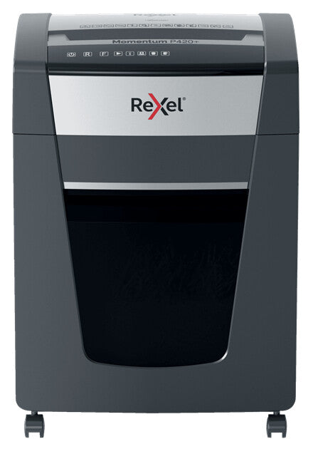 Rexel Momentum Extra P420+ Jam Free Cross Cut Paper Shredder P4