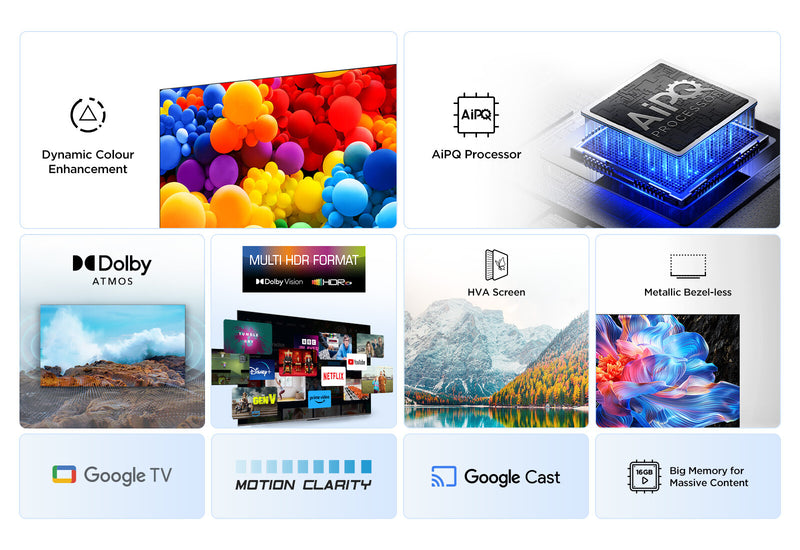 TCL 43" Smart 4K UHD HDR LED TV (43V6C-UK)
