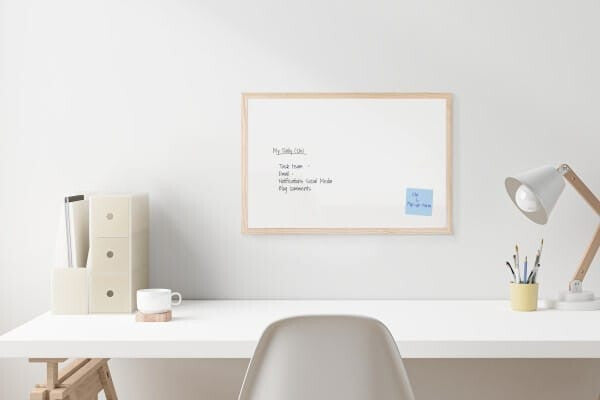 Q-CONNECT KF03569 whiteboard 400 x 300 mm Melamine - image 4