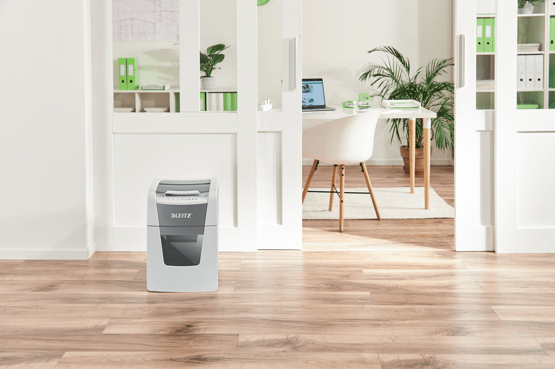 Leitz P5 34L paper shredder Micro-cut shredding 55 dB 22 cm Black, Grey, Silver, White - image 7